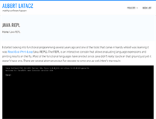 Tablet Screenshot of albertlatacz.com